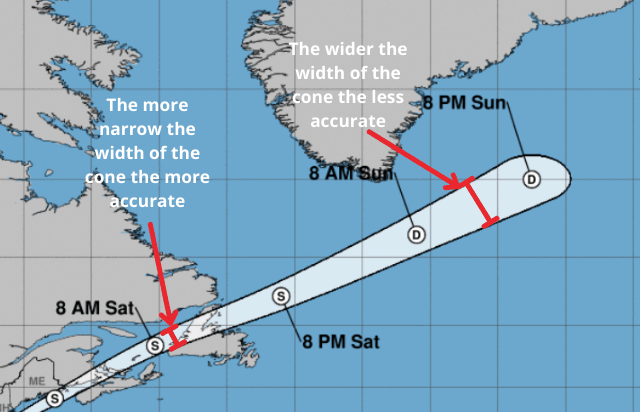 Hurricane Cone of Uncertainty - Image