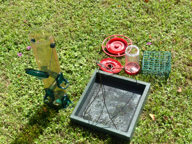 Air Drying Bird Feeders photo